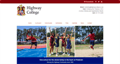 Desktop Screenshot of highwaycollege.net